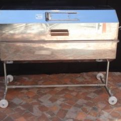 Spit braai and gas bottle