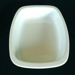 Dish White Long / Oval 35.5cm x 22.5cm x 4.5cm Deep