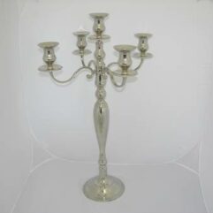 75cm Sliver Candelabra 5 Burner