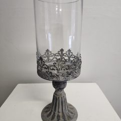Glass Antique Candle Holder