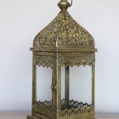 Gold Square Verona Lantern