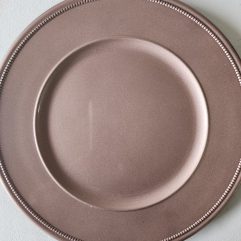 Rose Gold Plastic Underplate