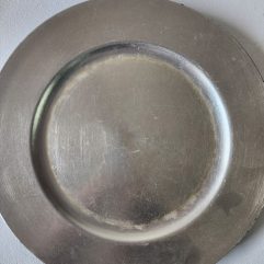 Silver Matte Plastic Underplate
