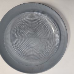 Clear Glass Side Plate with pattern