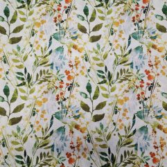 Mixed Green Leaf and Floral Table Cloth