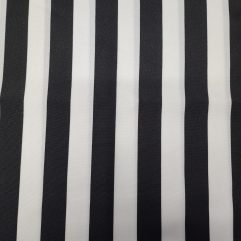 Black White Stripe Runner