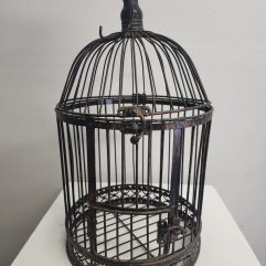 Black Bird Cage 50cm (h) x 20cm (w)