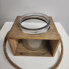 Wooden Box Lantern
