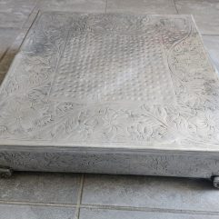 Silver Cake Stand Square 50cm