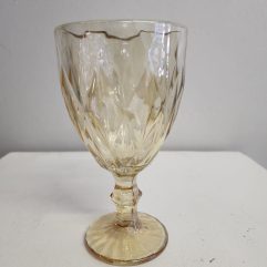 Gold Coloured Drinking/Wine Glass